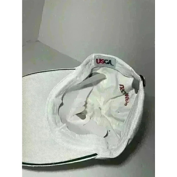 USGA Hat Cap Strap Back White Green 2017 US Open Erin Hills Club Member NWOT - Picture 4 of 5
